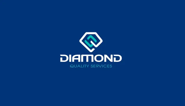 Diamond Quality Services logo on a navy background