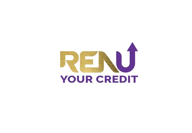 RENU Your Credit logo in gold and purple on white