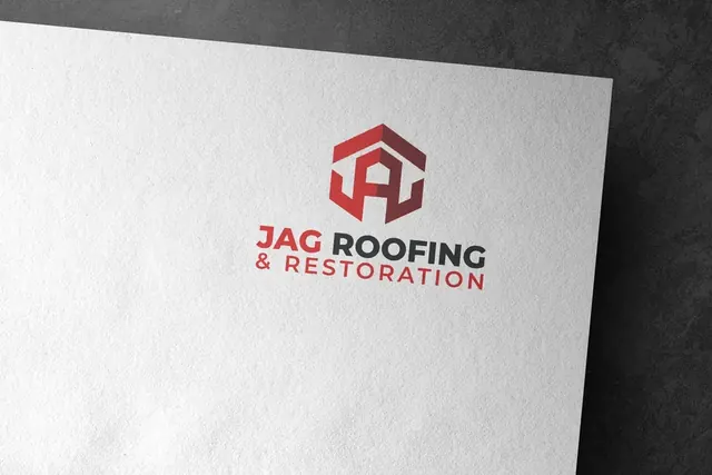 JAG Roofing & Restoration logo printed on paper