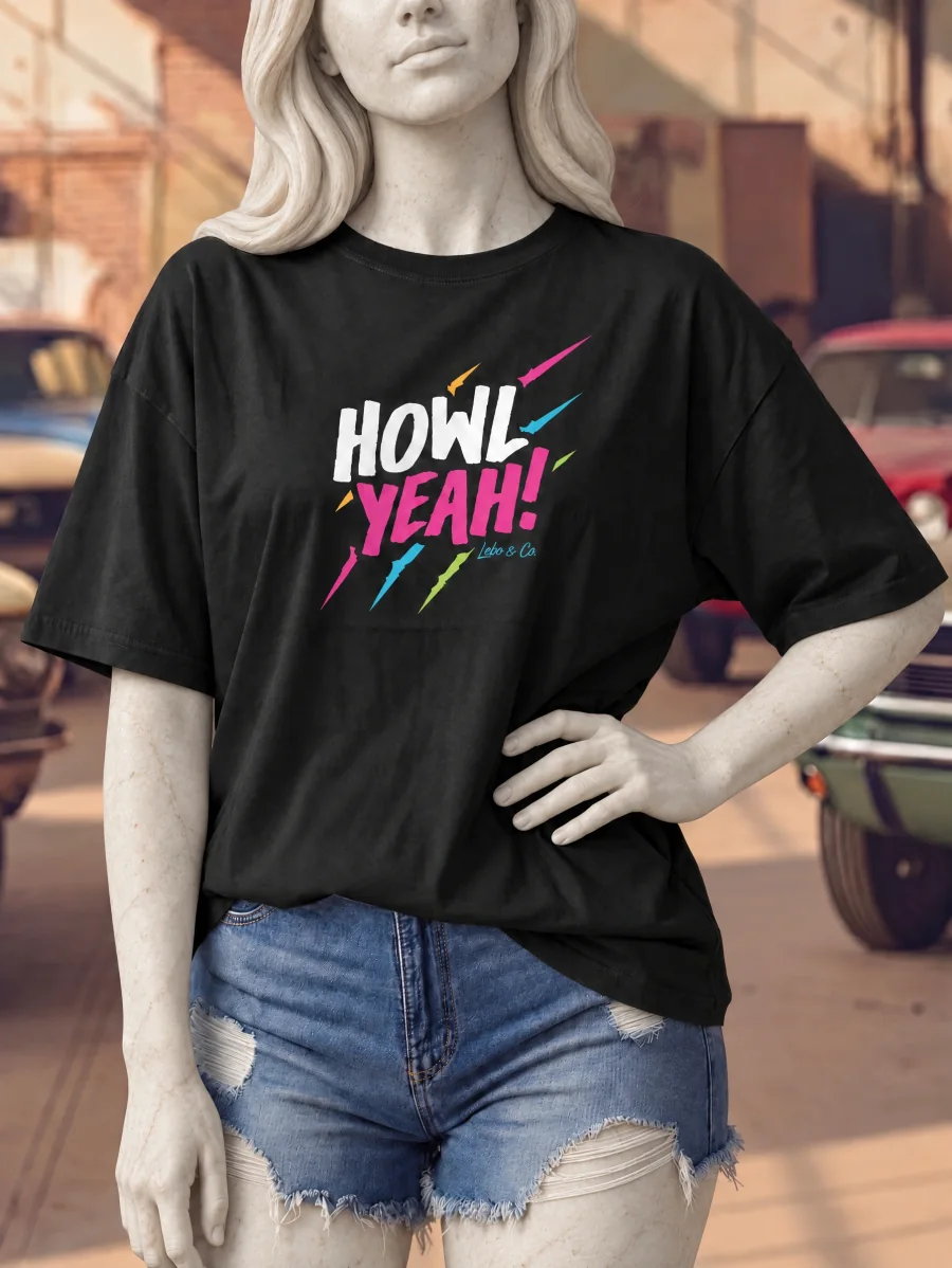 Howl Yeah! Neon Energy Tee