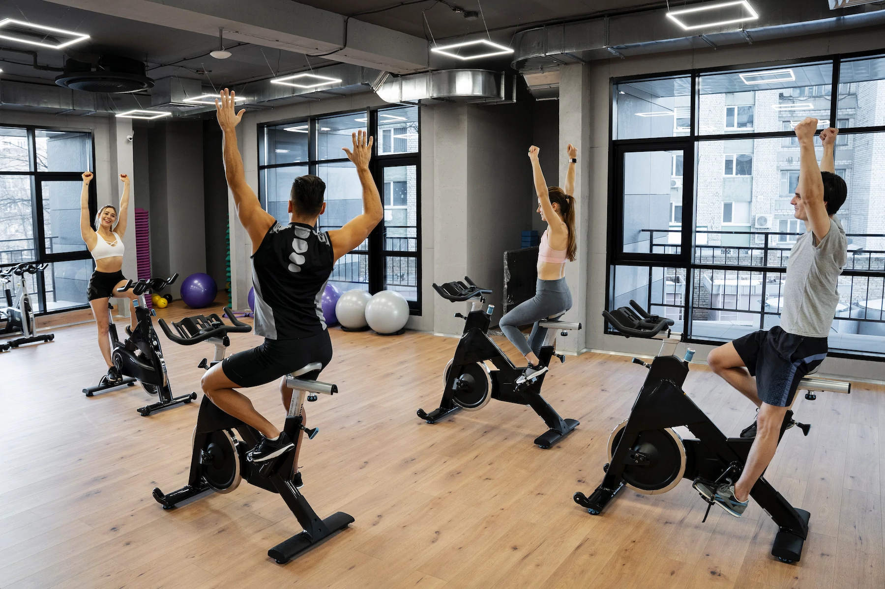 fitness studio marketing houston heights