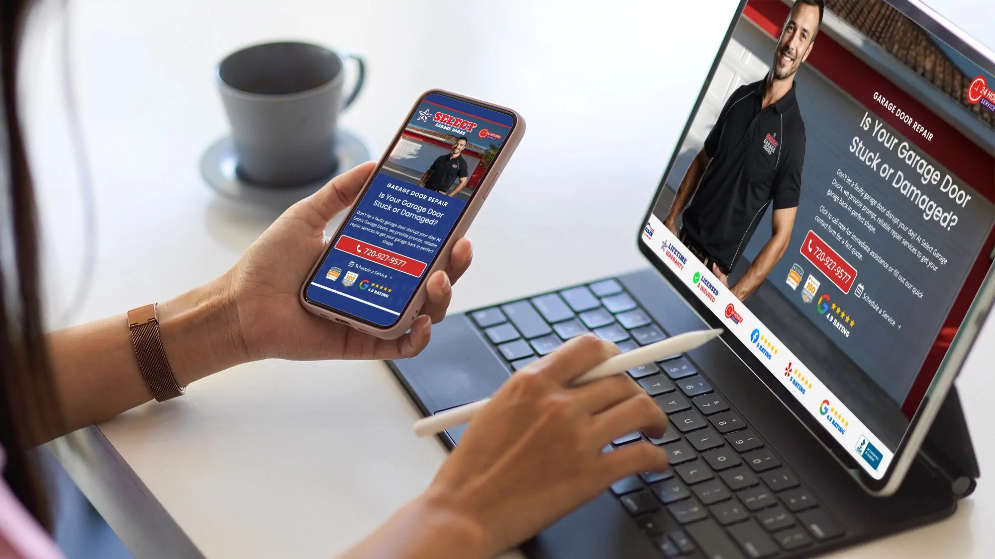 houston web desing for home services