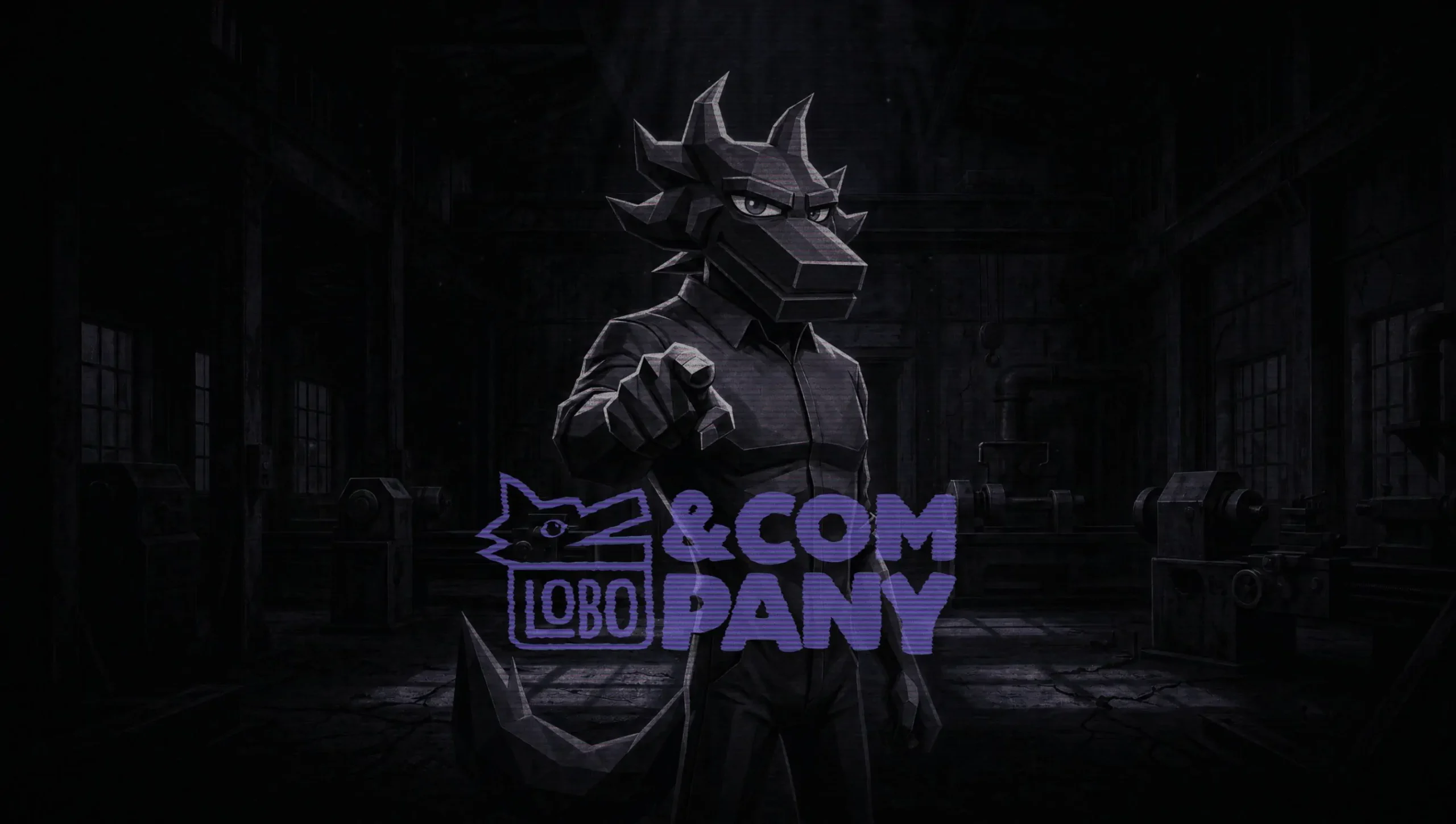 Lobo and Company Brand Character Dark Knight Style