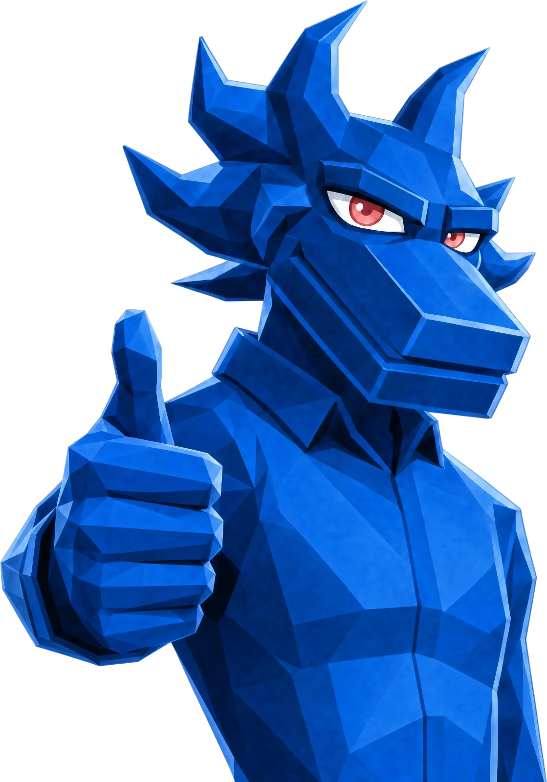 Lobo and Company Brand Character Thumbs Up 2