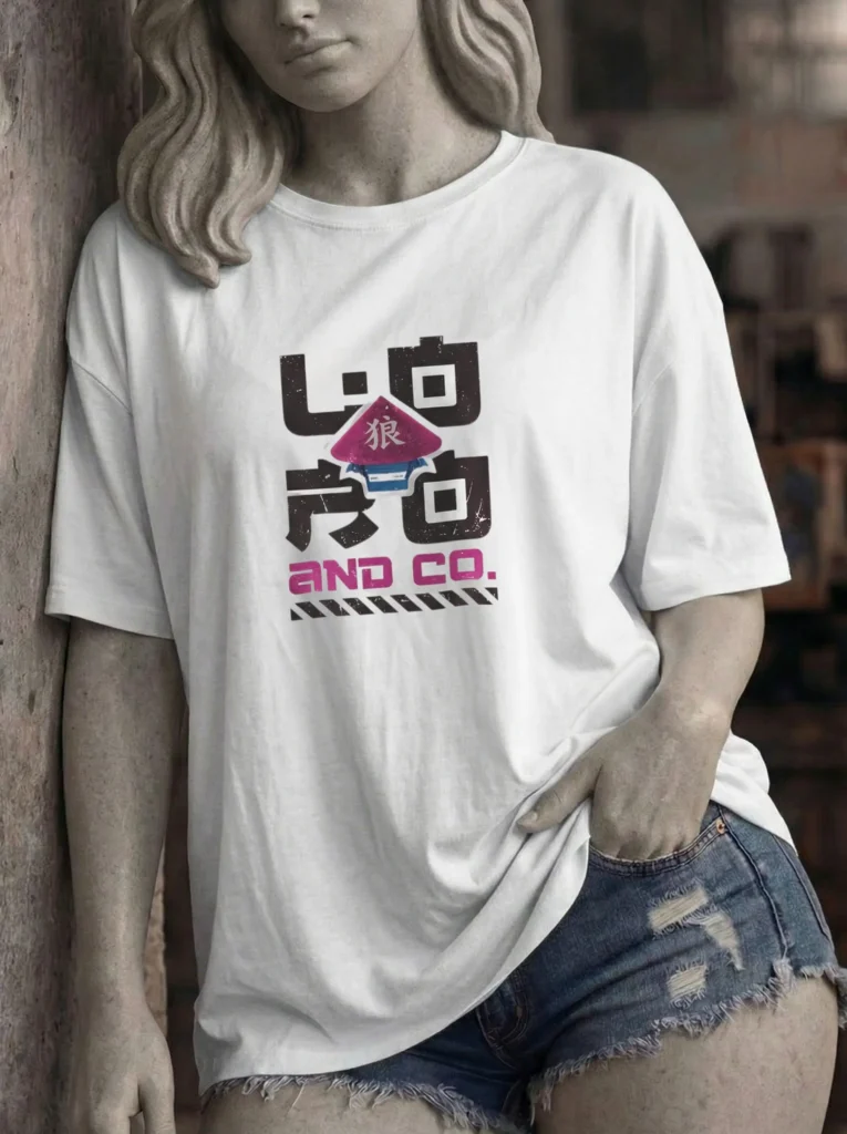 Ninja Lobo White Shirt