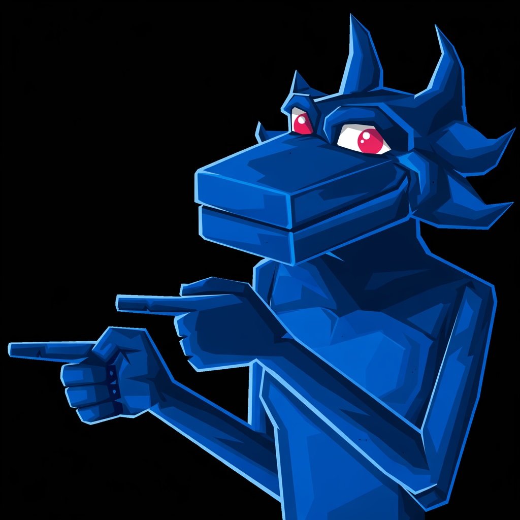 lobo services pointing character