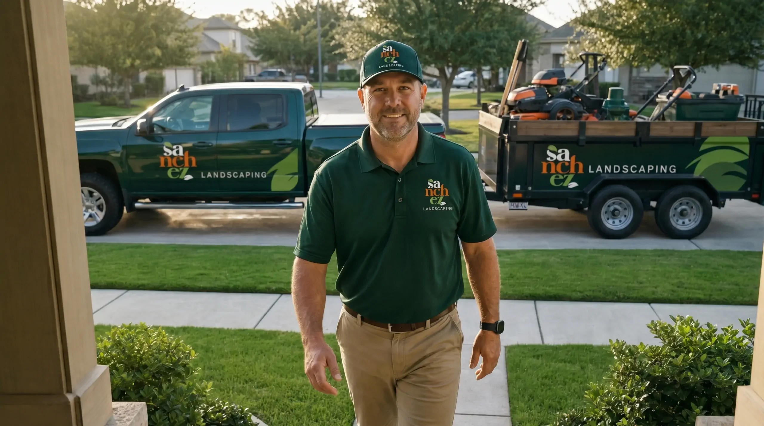 loboandco branding landscaping fully branded truck