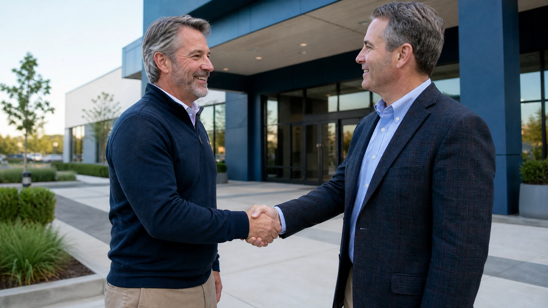 loboandco commercial cleaning trust handshake